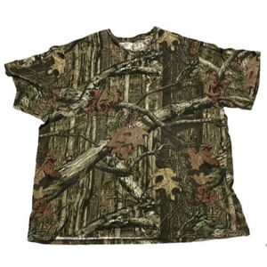 Game Winner Men’s 3XL Camouflage 100% Cotton SS Shirt Break Up Infinity Big